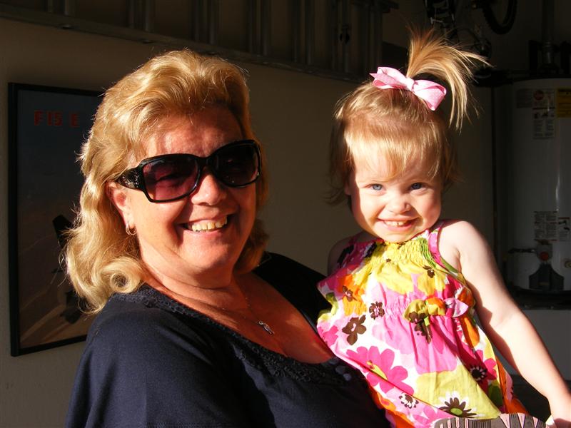 Jess_BlueFish (8).JPG - Grandmum and I lookin' bright and sunny!